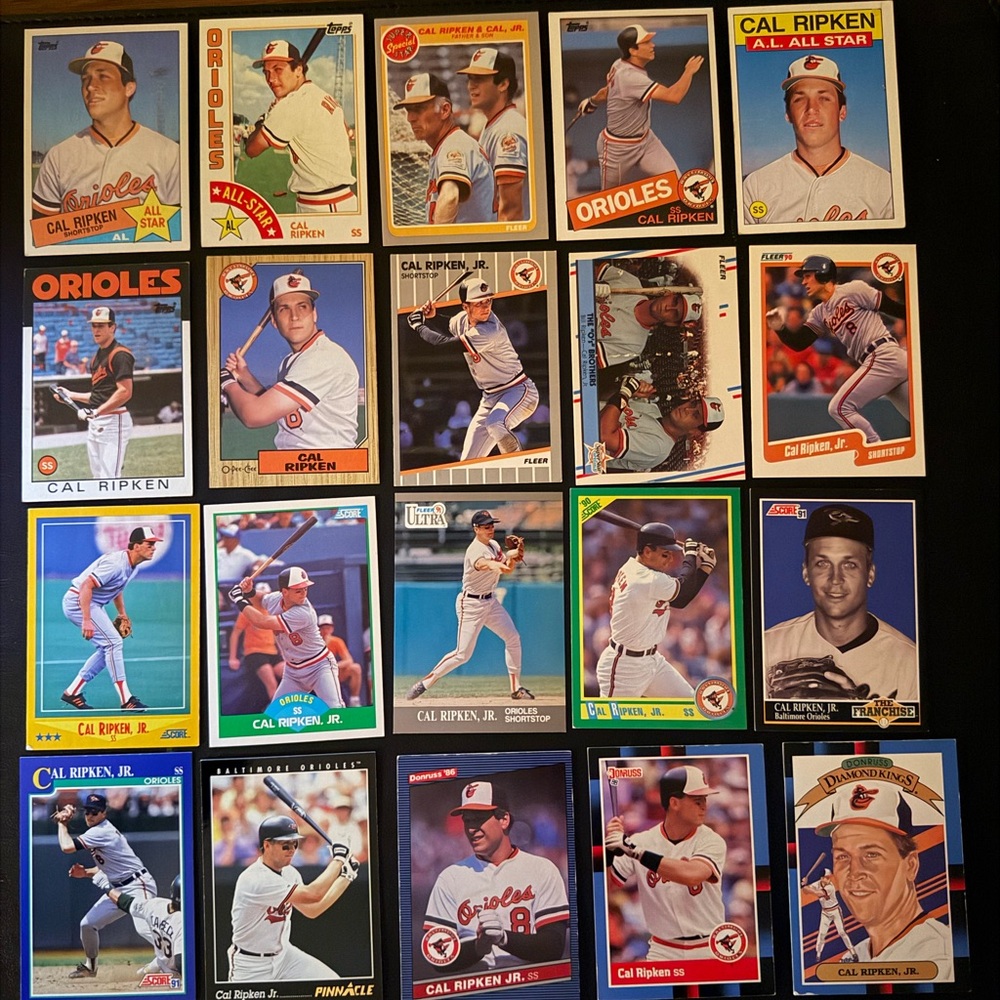 Cal Ripken Jr. Baseball Card Collection
